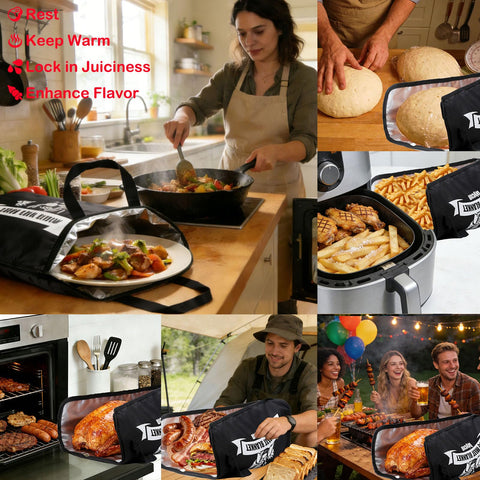 Bolycen multi use blanket ideal for camping and BBQs to keep meals warm