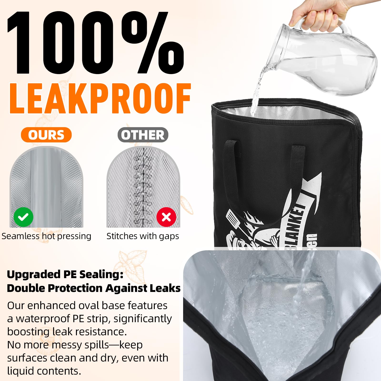 Bolycen 5‑layer insulation locks in heat for juicy resting
