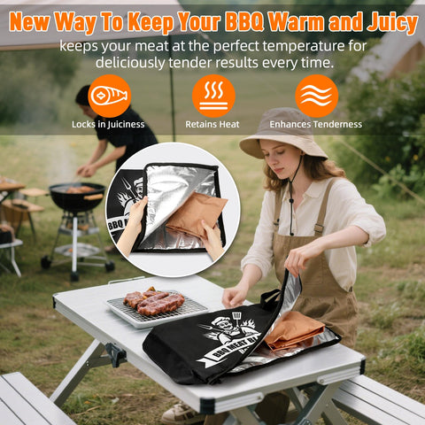 Bolycen Upgraded BBQ Blanket for pork shoulder resting