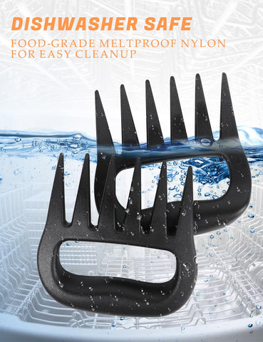 Bomis claws made from durable, heat-resistant plastic.