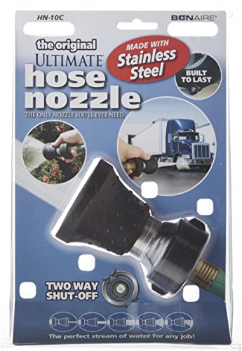 ERGONOMIC grip on BON AIRE HN-10C for comfortable, extended watering sessions.