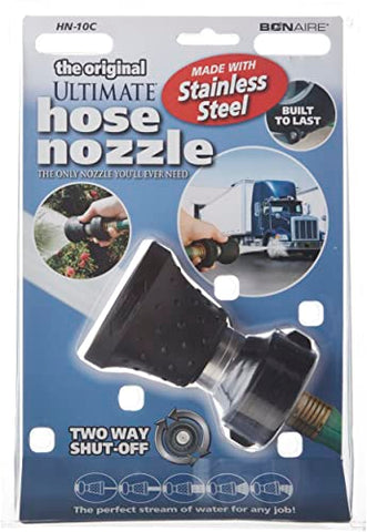 ERGONOMIC grip on BON AIRE HN-10C for comfortable, extended watering sessions.