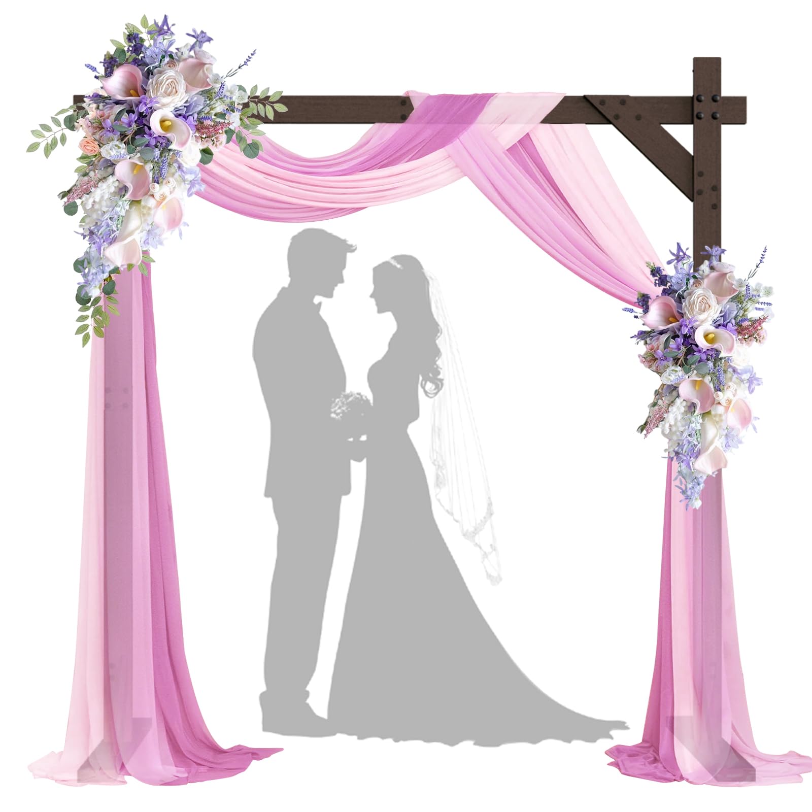 Bonastella wooden wedding arch assembly demonstrates quick setup for ceremonies.