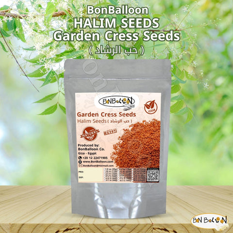 bonballoon garden cress dried pods ready for peppery seasoning