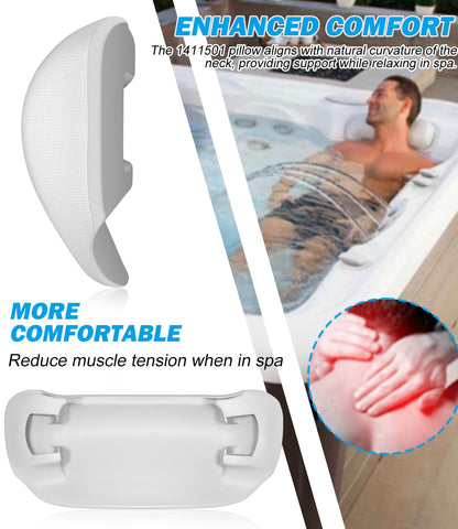 Bonbo 77228 spa pillow durable polyurethane construction for long-lasting use.