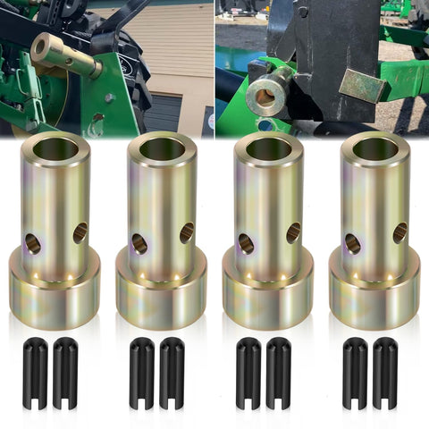 Bonbo Cat 1 bushings side sleeve show secure quick hitch conversion.