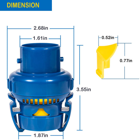 Bonbo FRV100 durable materials; corrosion resistant valve for pool water.