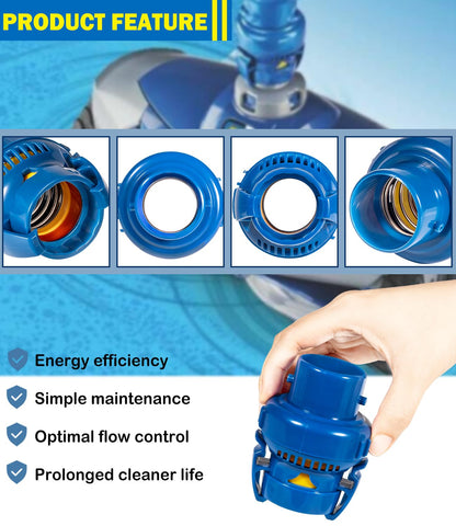 Bonbo FRV100 precise flow control; helps prevent cleaner overload.
