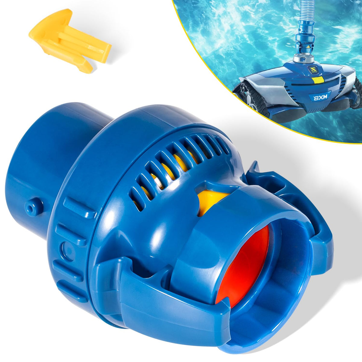 Bonbo FRV100 flow regulator for Zodiac MX6; precise flow control for steady cleaning.