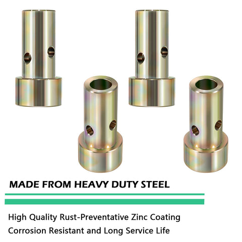 Bonbo heavy-duty steel bushing with zinc coating resists rust for longevity.