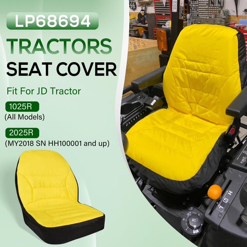 Bonbo LP68694 seat cover fits John Deere 2025R for weather-ready protection