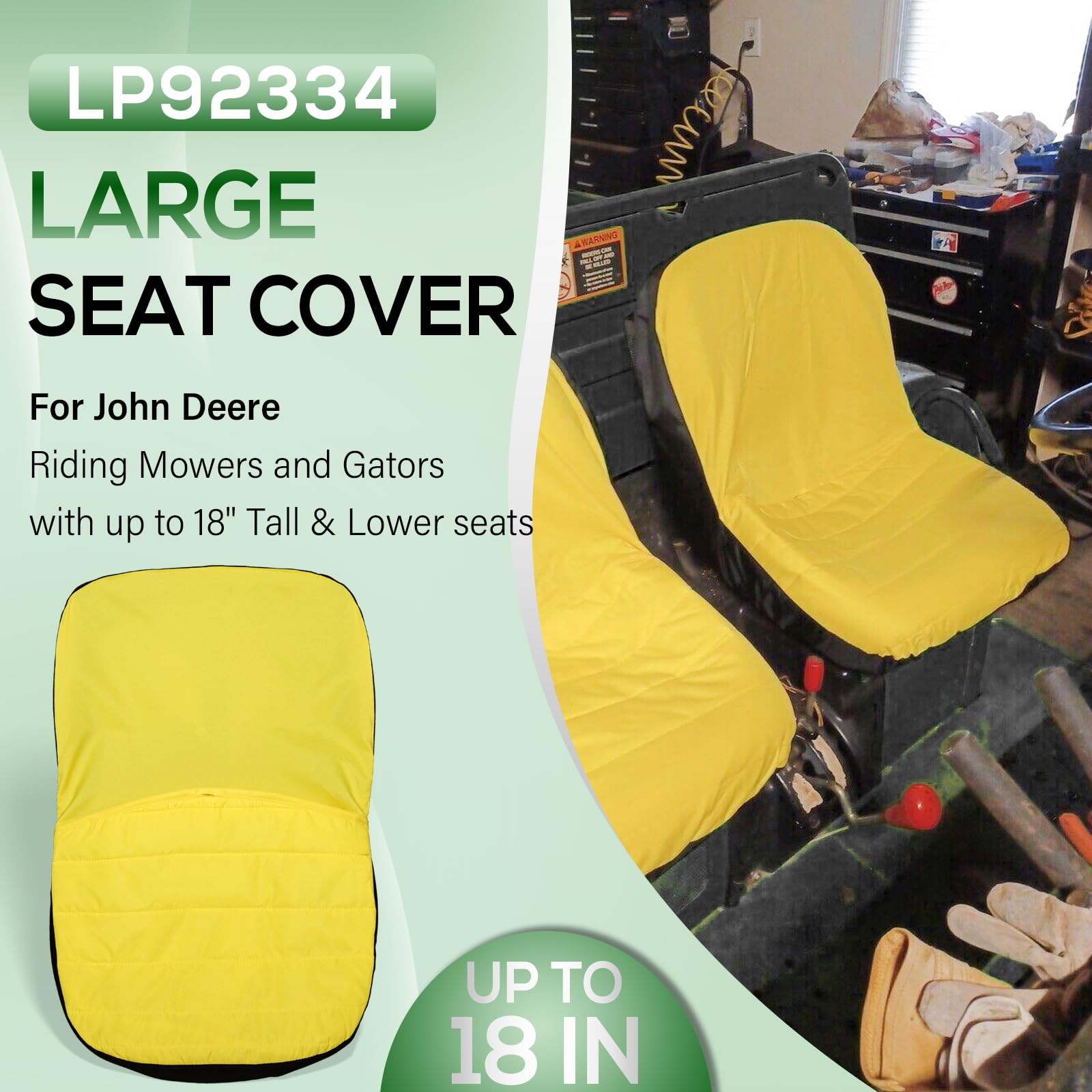 Bonbo LP92334 seat cover side pocket view with tools storage