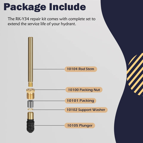 Bonbo RK-Y34 lock mechanism 10107 prevents unintended openings