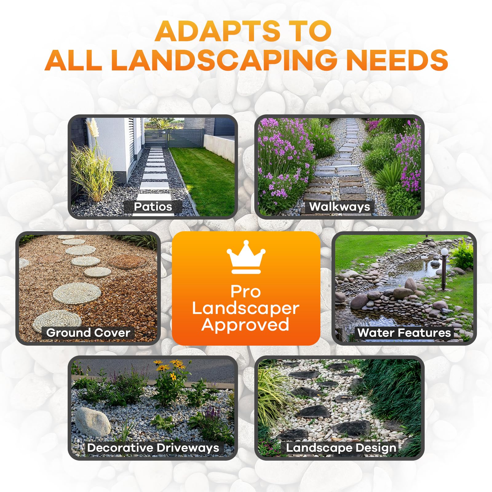 Bonfix Rock Glue stabilizes garden beds with secure stone placement.