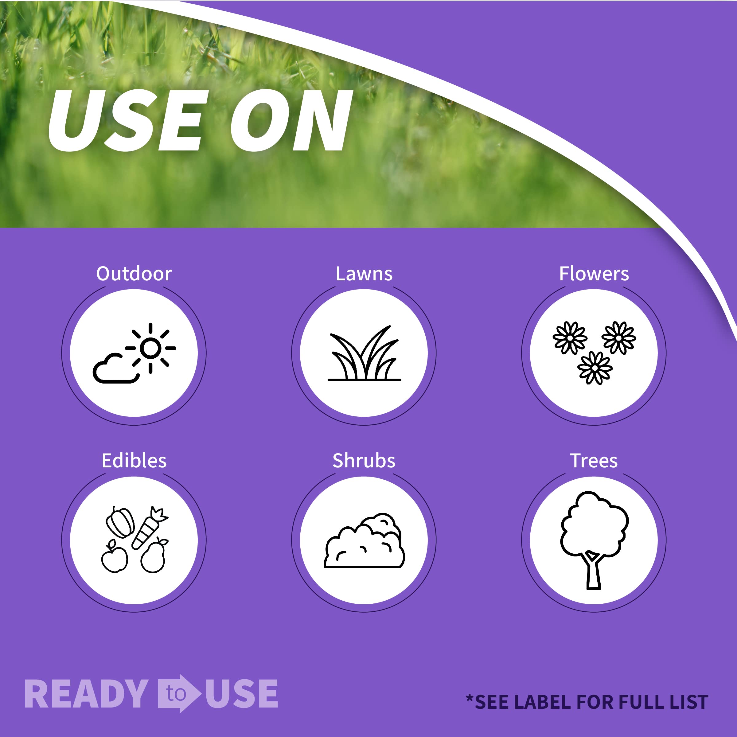 Bonide Eight garden spray performing on-contact pest kill.