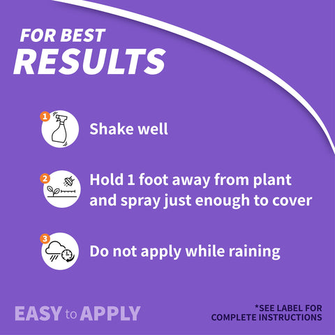 Bonide Eight water-based formula with low odor for exteriors.