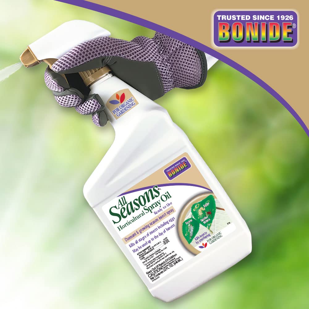 Bonide All Seasons fruit-tree coverage protects fruit crops from common diseases.