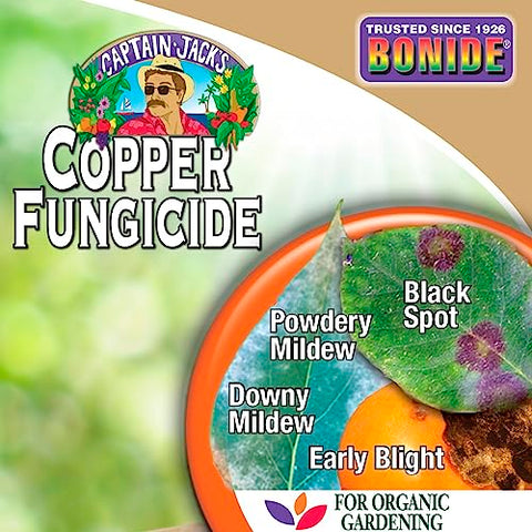 Harvest-ready crops protected by Captain Jack’s Copper Fungicide
