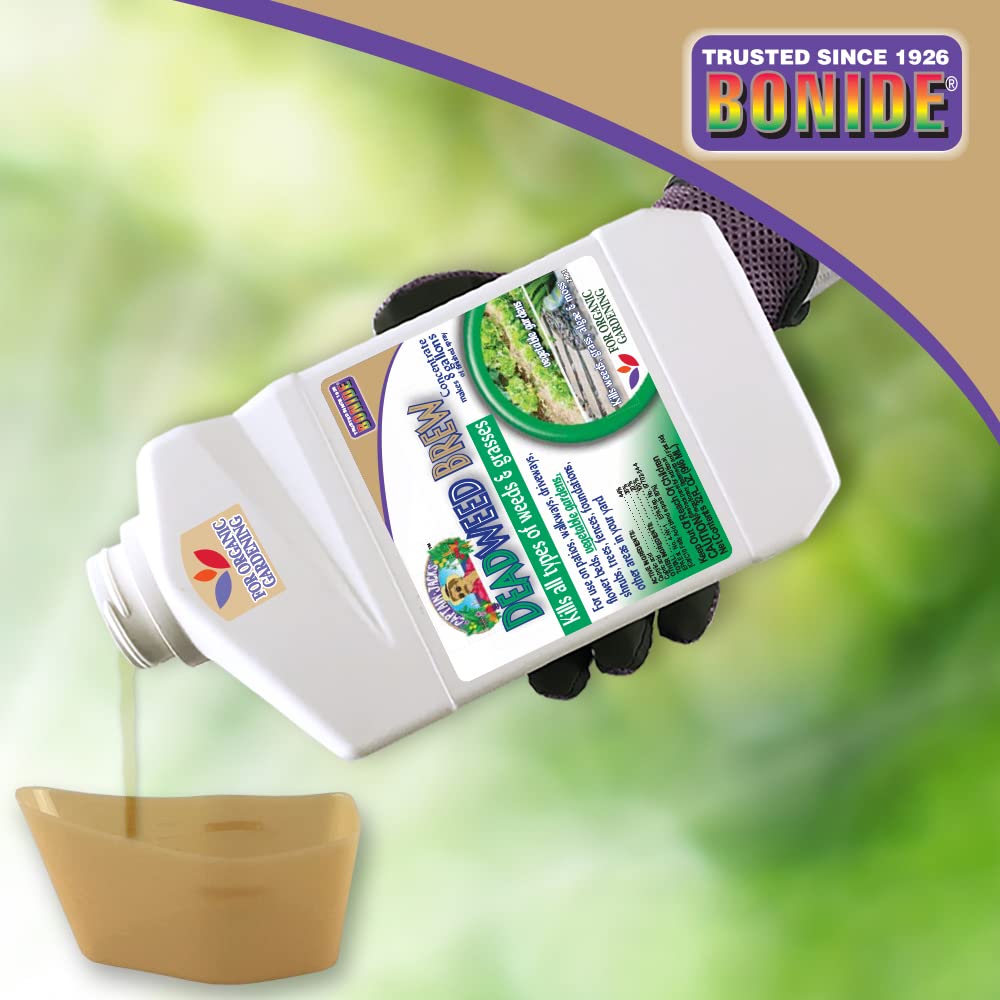 Bonide Captain Jack's Deadweed Brew organic-approval supports eco-friendly gardening without harsh alternatives.