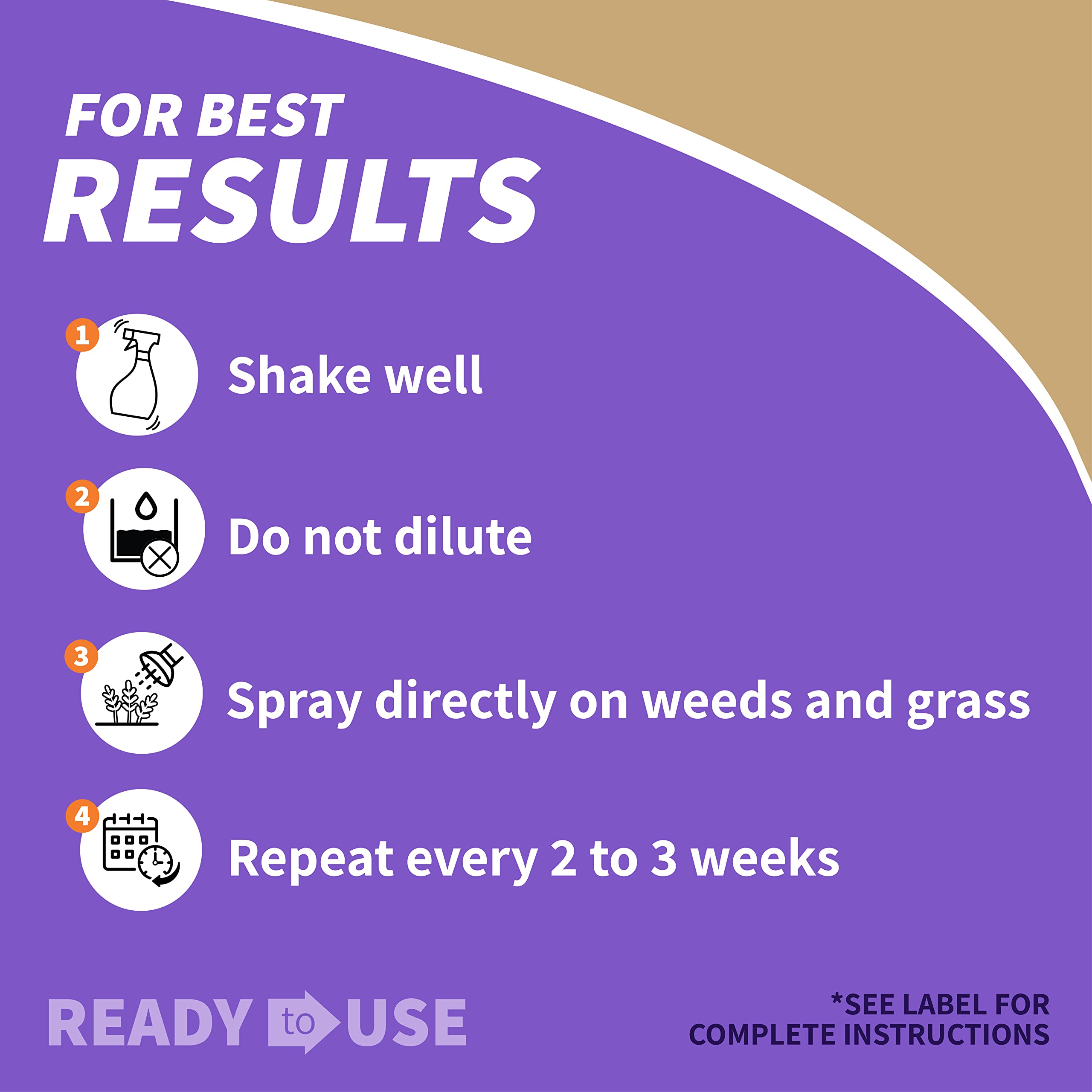 Bonide Captain Jack's Deadweed Brew targets weeds with fast-acting action.