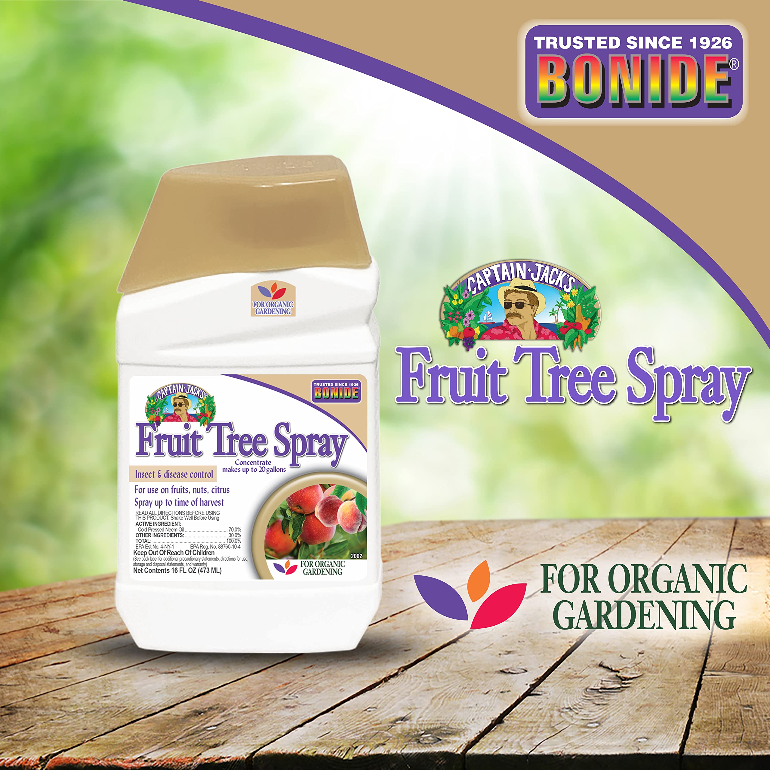 Bonide Captain Jack's Fruit Tree Spray ready-to-use mix saves time in garden care