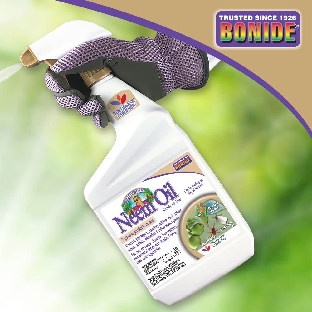 Bonide Captain Jack's Neem Oil dormant spray protects plants through seasons.