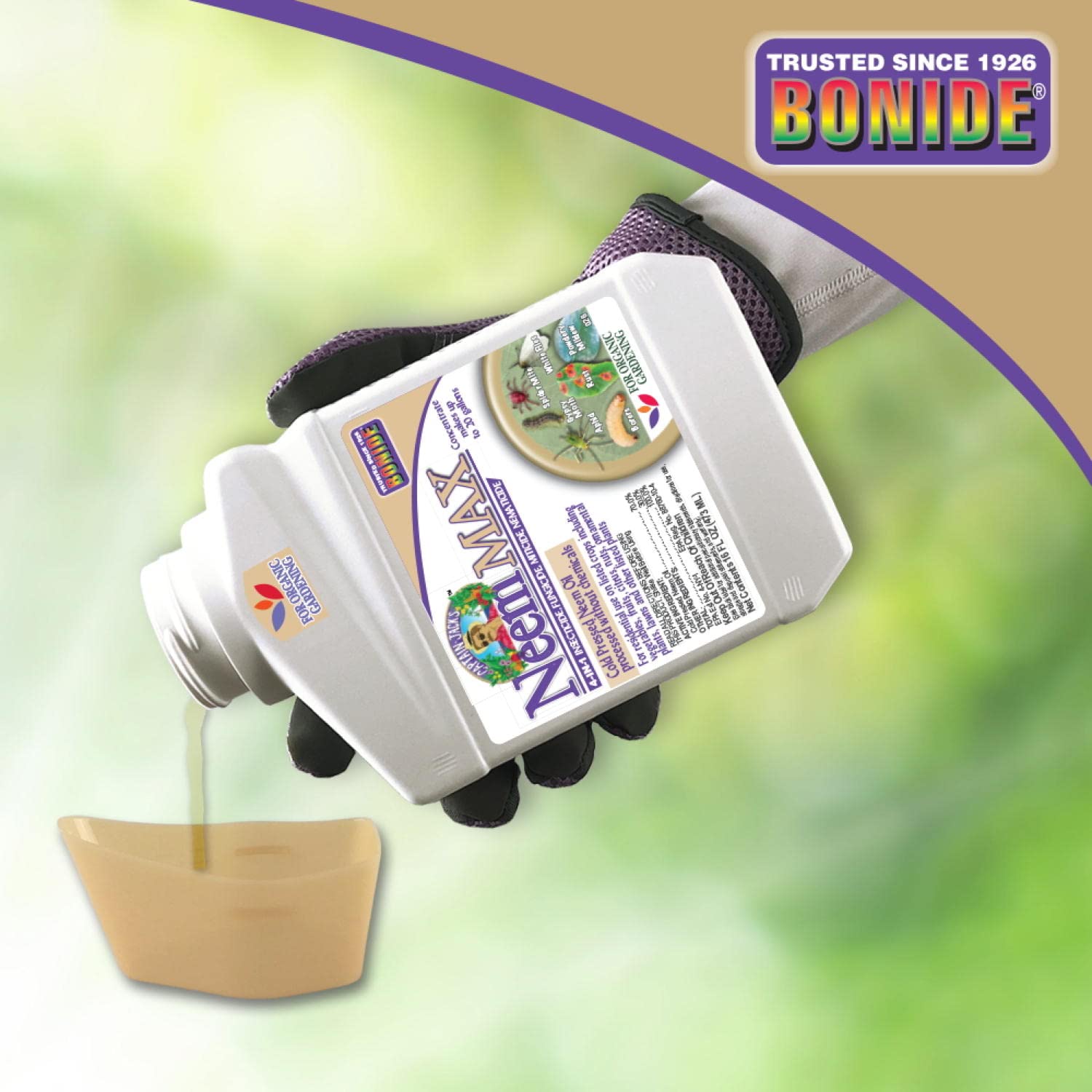 NeemMax in a greenhouse setting with misting for controlled pest management.