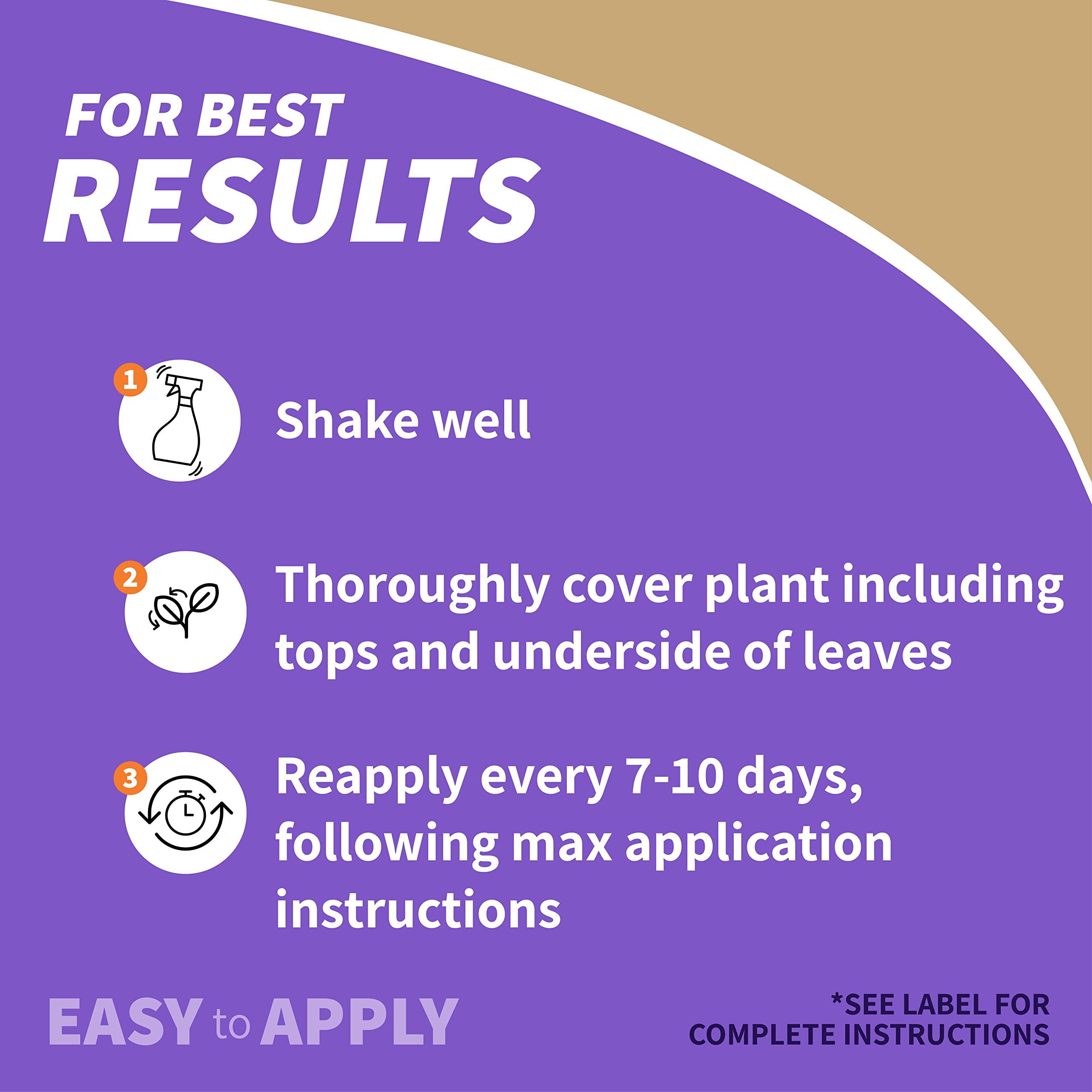 Outdoor garden application showing Captain Jack's being used on plants