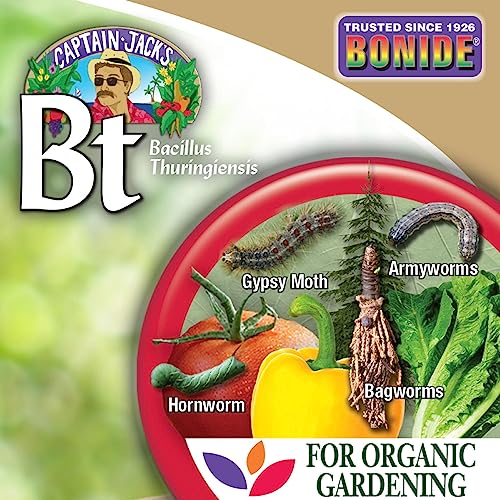Bonide Captain Jack's Thuricide BT is safe for beneficial insects.