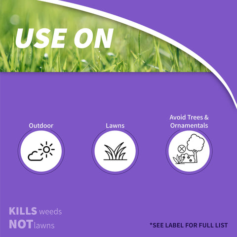 Bonide spray application ensures even coverage for effective weed control.