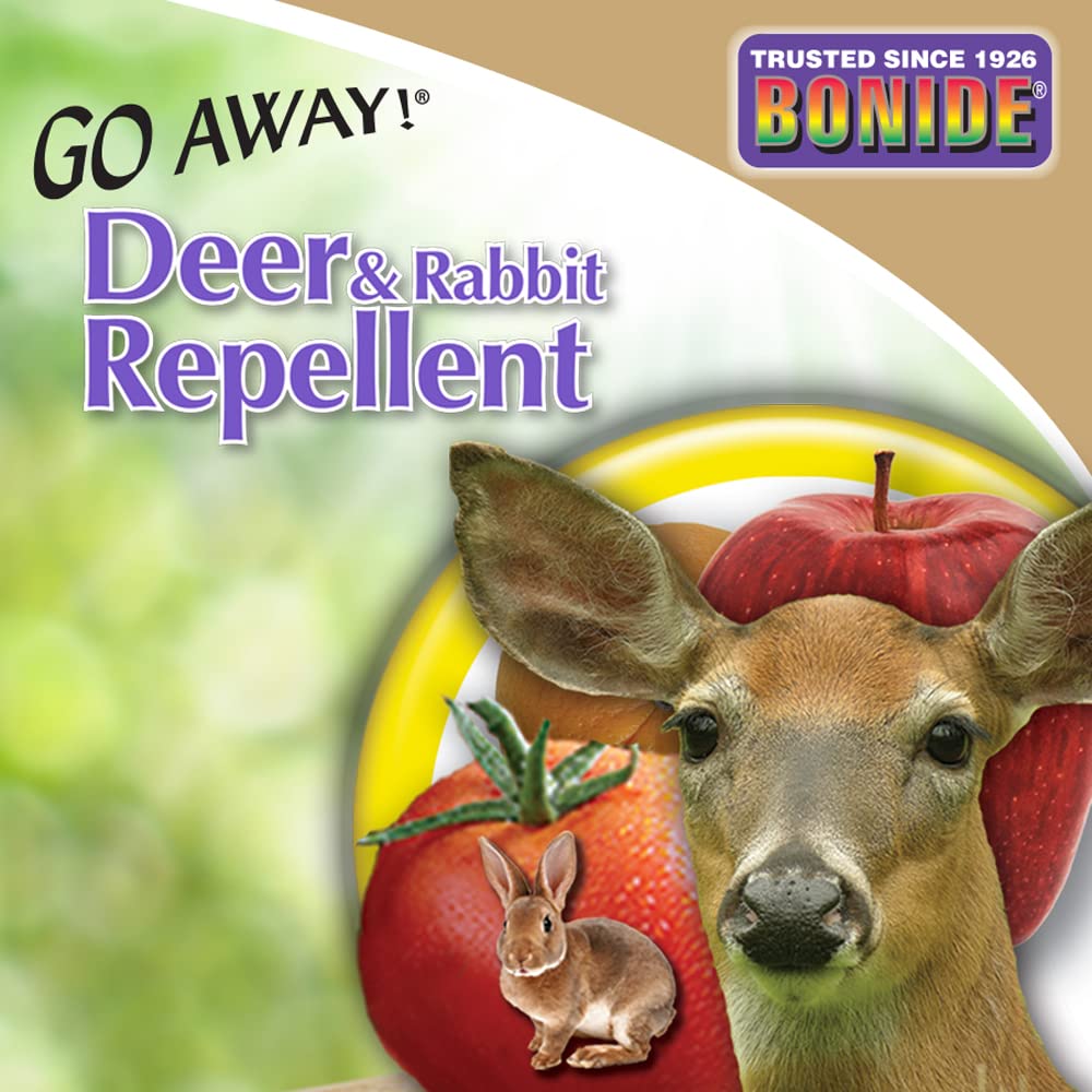Bonide Go Away! spray nozzle makes outdoor application easy
