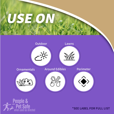 Bonide Go Away! easy-dispense cap enables even granule application.