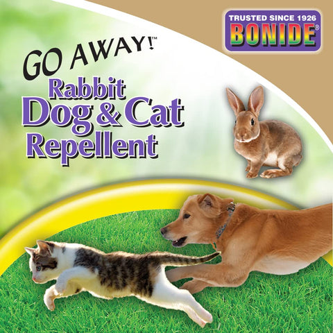 Bonide Go Away! ready-to-use granules for simple outdoor pest control.