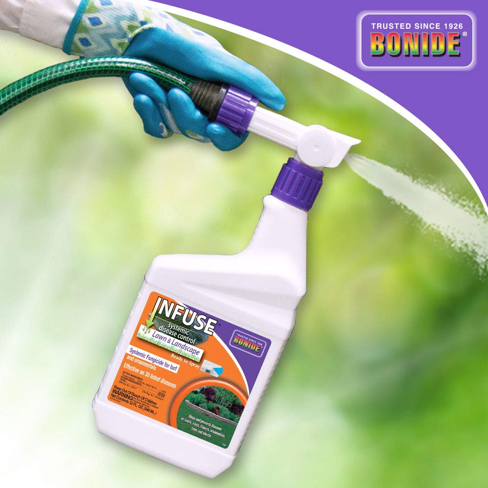 Label notes that Infuse covers up to 3,200 sq ft per quart.