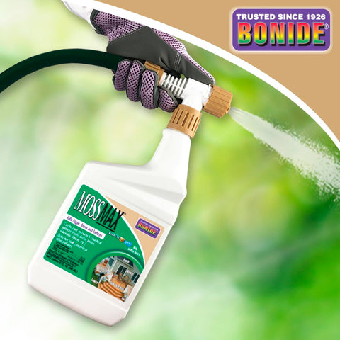 Hose-end sprayer attachment for Bonide MossMax