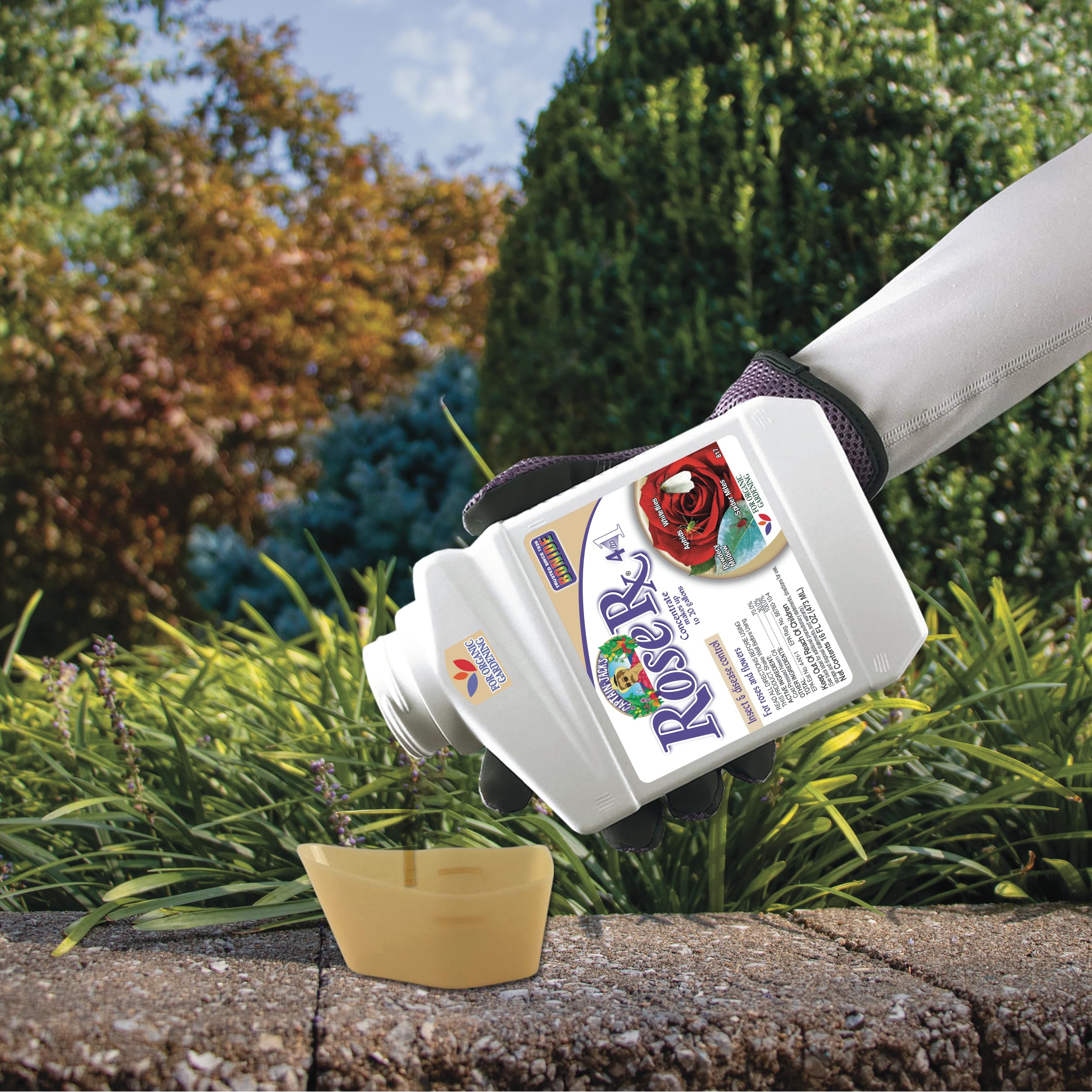 Rose Rx used in organic gardening for indoor and outdoor plants.
