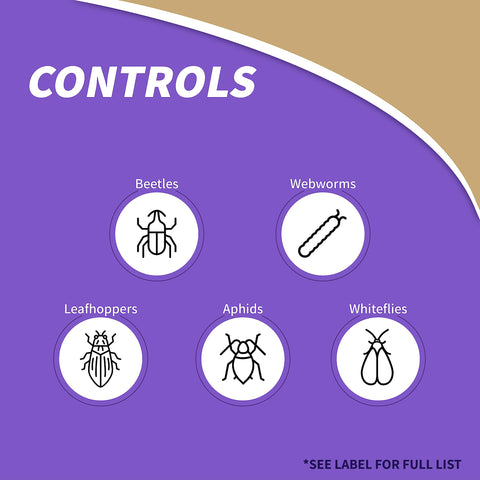 Bonide Pyrethrin Garden Spray on flowering plants delivers fast acting pest relief.