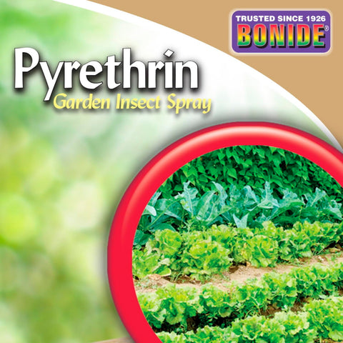 Bonide Pyrethrin Garden Spray keeps vegetables harvest-ready when pests appear.