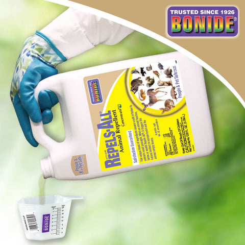 Bonide Repels-All scent-based deterrent keeps wildlife away from edible plants.