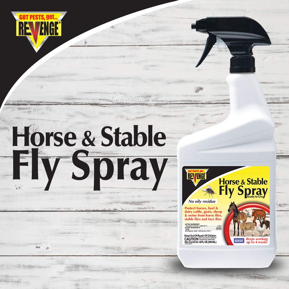Bonide Revenge spray nozzle in action for easy outdoor application
