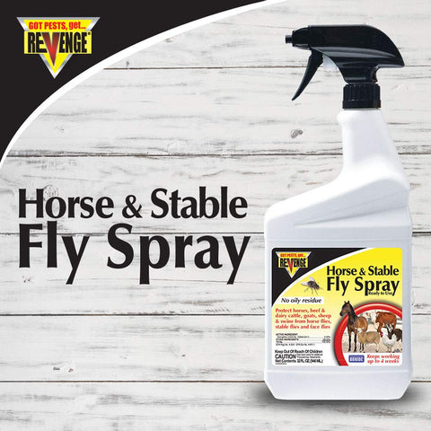 Bonide Revenge spray nozzle in action for easy outdoor application