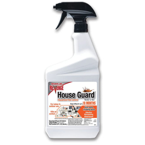 Bonide Revenge House Guard bottle front view showing pest protection at home