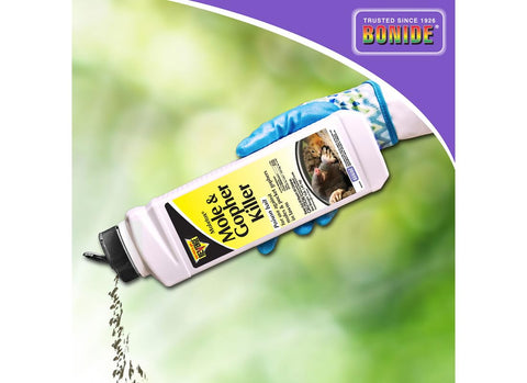 Active burrow treatment with one teaspoon for lawn pests