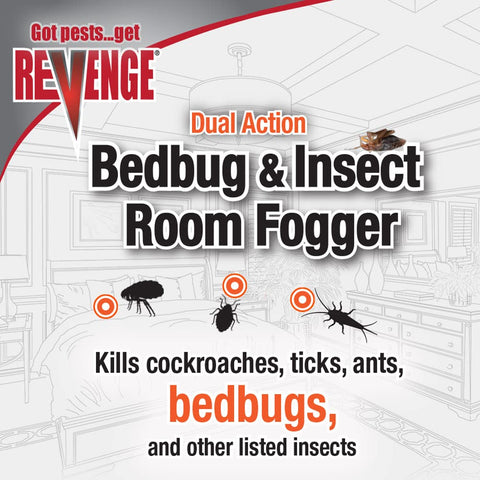 Ready-to-use Bonide Revenge fogger with no assembly required.