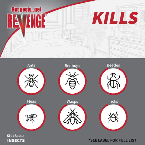 Bonide Revenge fogger mist released in a room for pest control.