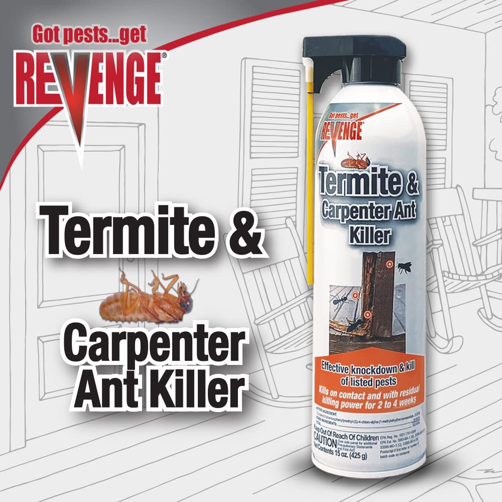 Bonide Revenge long-lasting defense depicted with residual effect.