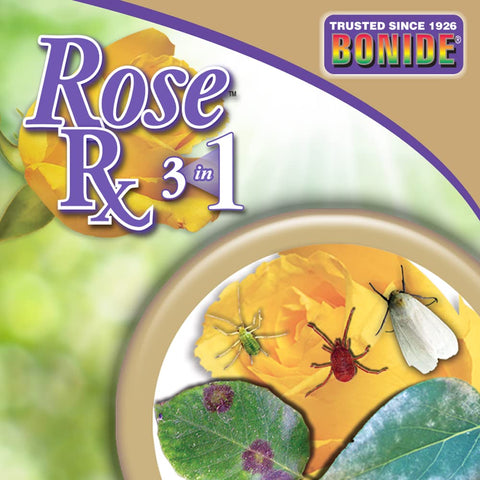 Bonide Rose Rx used on houseplants for indoor plant care protection.