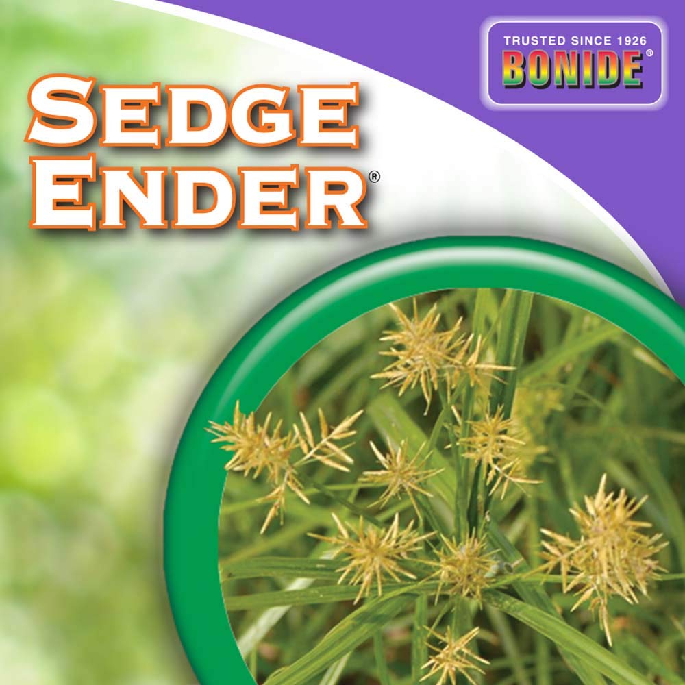 Bonide Sedge Ender covers large lawn areas per pint label guidance.