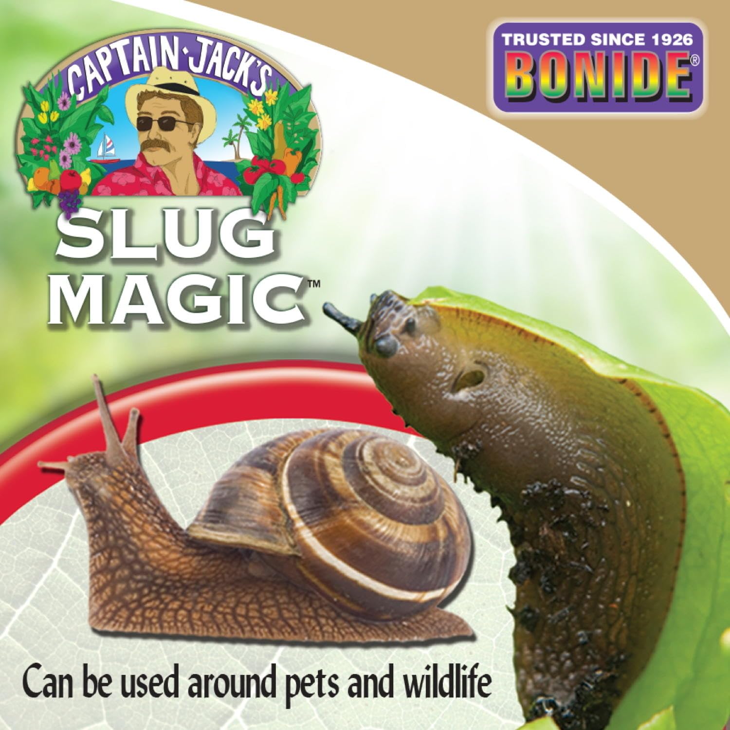 Iron phosphate-based Slug Magic supports snail management.