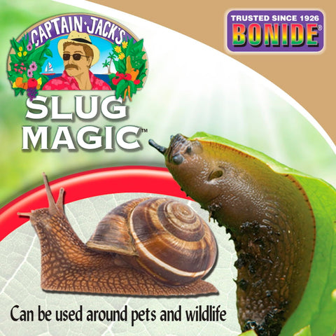 Iron phosphate-based Slug Magic supports snail management.